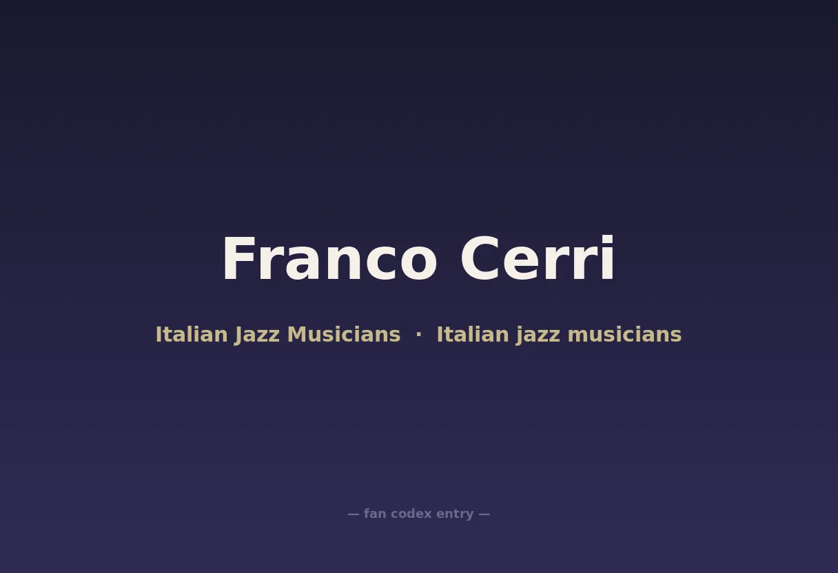 Franco Cerri