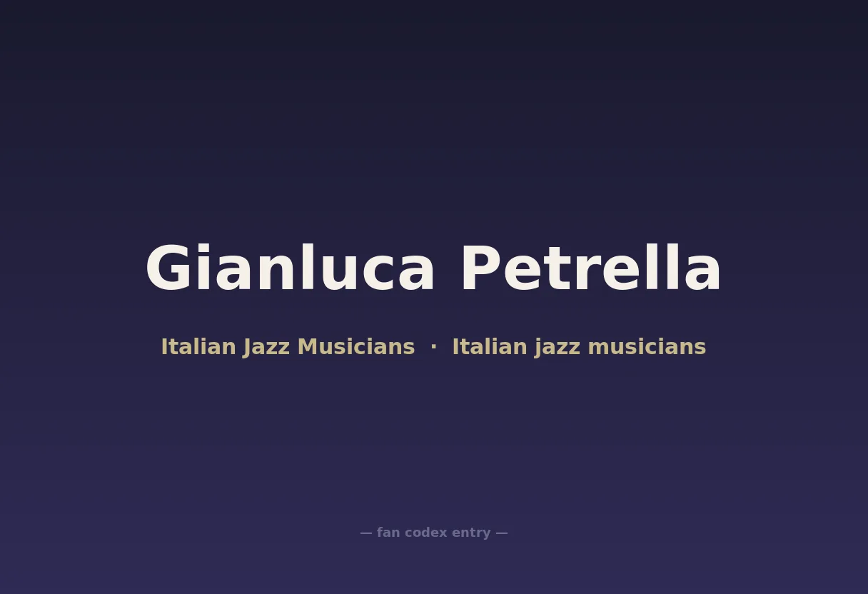 Gianluca Petrella