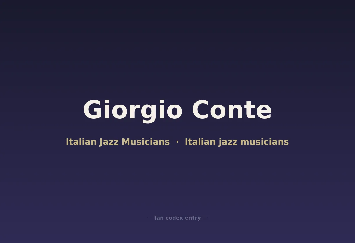 Giorgio Conte